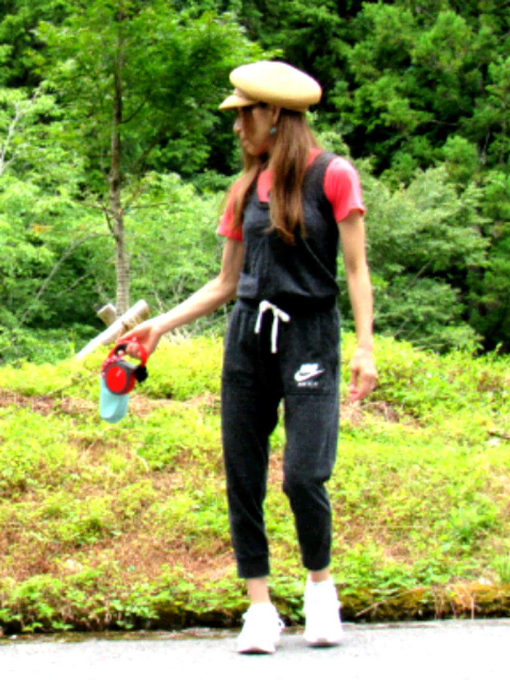 NIKEのサロペット/オーバーオール（ブラック系）を使った人気