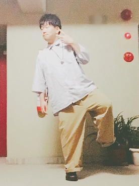 「rps（アールピーエス）のアイテム（アクセサリー）」を使った、俊輔さん（メンズ・167cm）の秋コーディネート