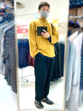 「GGD（ジージーディー）のアイテム（スウェット）」を使った、きょんさん（メンズ・168cm）の秋コーディネート
