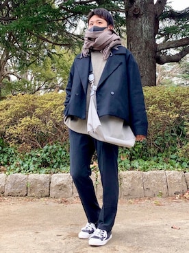 きょんさん（メンズ・168cm）の冬コーディネート