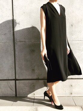 Maison Margiela（メゾンマルジェラ）のドレス（ブラック系）を使った 