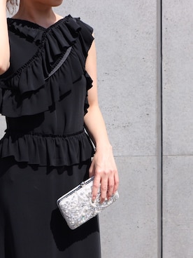 「アイテム（クラッチバッグ）」を使った、THEDRESS（レンタルドレス）さん（レディース・160cm）の春コーディネート