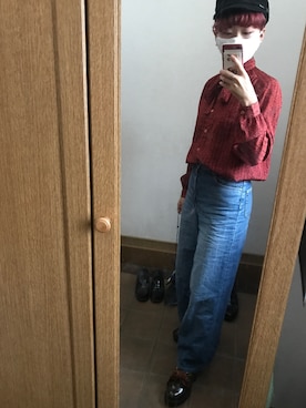 「Pretty Green（プリティーグリーン）のアイテム」を使った、Yumi Saito/柚実さん（レディース・152cm）の秋コーディネート