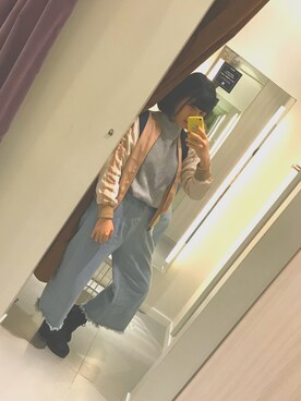 「RETOROGIRL」｜「アイテム（ジャケット/アウター）」を使った、IO...さん（レディース・163cm）の秋コーディネート