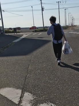 「mercibeaucoup,（メルシーボークー）のアイテム（トップス）」を使った、瑞谷さん（メンズ・177cm）の春コーディネート