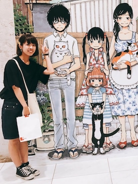 「MELLOW（メロー）のアイテム」を使った、アスカさん（レディース・161cm）の秋コーディネート
