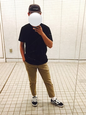 「VANS（バンズ）のアイテム（その他）」を使った、ぽんくんさん（メンズ・175cm）の秋コーディネート