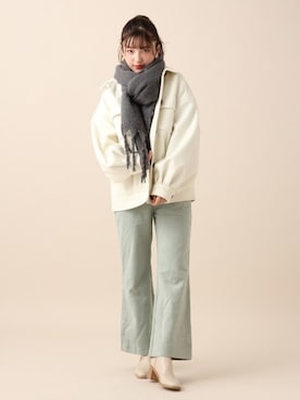 「Me%（ミィパーセント）のアイテム」を使った、Me%さん（レディース・161cm）の秋コーディネート