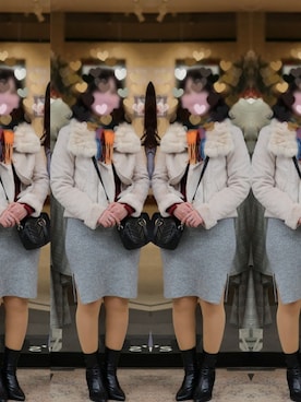 「ROYAL PARTY（ロイヤルパーティー）のアイテム（その他アウター）」を使った、jianaiさん（レディース・160cm）の冬コーディネート