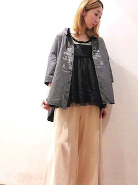 nagashimaさん（レディース・160cm）の夏コーディネート