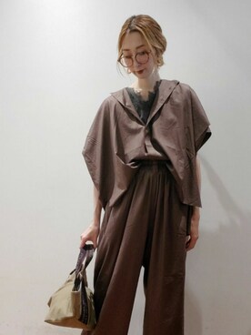 nagashimaさん（レディース・160cm）の秋コーディネート