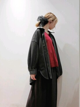 「du noir」｜nagashimaさん（レディース・160cm）の冬コーディネート