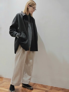 「du noir」｜nagashimaさん（レディース・160cm）の冬コーディネート