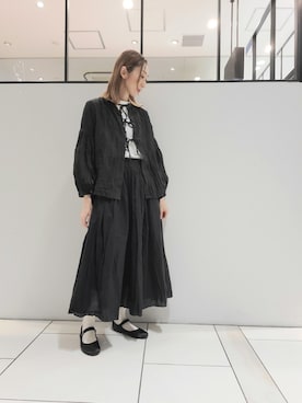 「du noir」｜nagashimaさん（レディース・160cm）の春コーディネート