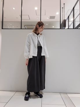 「du noir」｜nagashimaさん（レディース・160cm）の春コーディネート