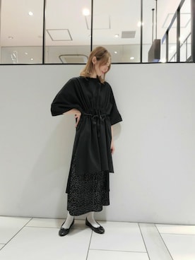 「du noir」｜nagashimaさん（レディース・160cm）の春コーディネート