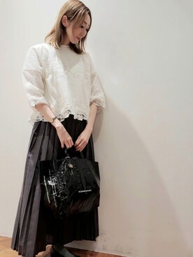 「du noir」｜nagashimaさん（レディース・160cm）の春コーディネート