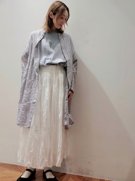 「du noir」｜nagashimaさん（レディース・160cm）の春コーディネート