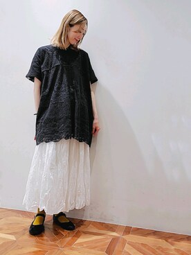「du noir」｜nagashimaさん（レディース・160cm）の春コーディネート