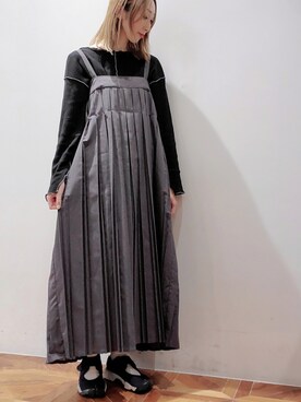 「du noir」｜nagashimaさん（レディース・160cm）の春コーディネート