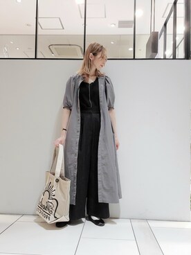 「du noir」｜nagashimaさん（レディース・160cm）の春コーディネート