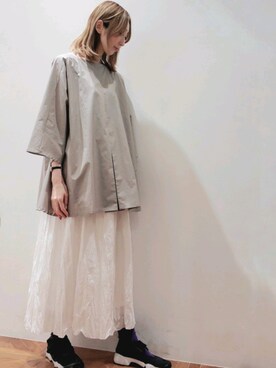 「du noir」｜nagashimaさん（レディース・160cm）の春コーディネート
