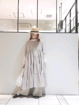 「ナチュラルスタイル」｜「アイテム（その他シューズ）」を使った、nagashimaさん（レディース・160cm）の春コーディネート