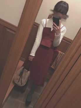 「EVOL（イーボル）の【Ray10月号掲載】EVOL ILIMA ポインテッドプレーンパンプス IH7249（パンプス）」を使った、  tim ⁑ さん（レディース・149cm）の秋コーディネート