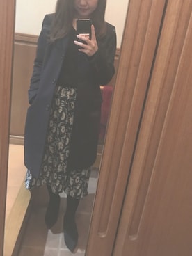 「カシミヤ」｜「アイテム（腕時計）」を使った、  tim ⁑ さん（レディース・149cm）の冬コーディネート