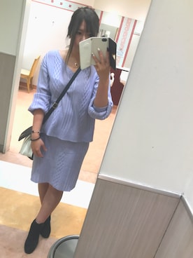 「三角」｜harukiさん（レディース・162cm）の春コーディネート