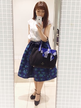 「きっちりスタイル」｜えりーあんとわねっとさん（レディース・155cm）の秋コーディネート