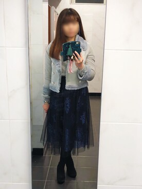 「tocco closet（トッコ　クローゼット）のアイテム（ムートンコート）」を使った、えりーあんとわねっとさん（レディース・155cm）の冬コーディネート