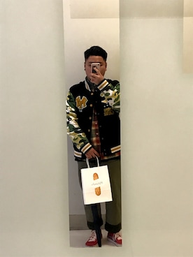 「ny（エヌワイ）のアイテム」を使った、Shark Boyさん（メンズ・170cm）の夏コーディネート