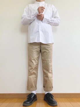 「SPINNS（スピンズ）のアイテム（ドレスシューズ）」を使った、かぺじゅんさん（メンズ・165cm）の夏コーディネート