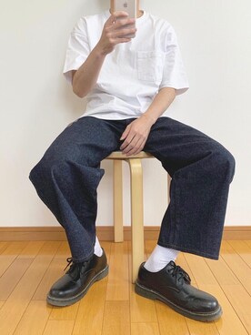 「SPINNS（スピンズ）のアイテム（ドレスシューズ）」を使った、かぺじゅんさん（メンズ・165cm）の夏コーディネート