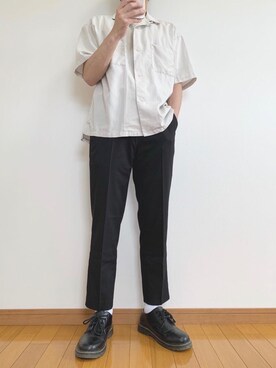 「SPINNS（スピンズ）のアイテム（ドレスシューズ）」を使った、かぺじゅんさん（メンズ・165cm）の夏コーディネート