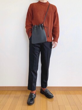 「UNIQLO（ユニクロ）の50色ソックス（消臭機能付き）（ソックス/靴下）」を使った、かぺじゅんさん（メンズ・165cm）の秋コーディネート