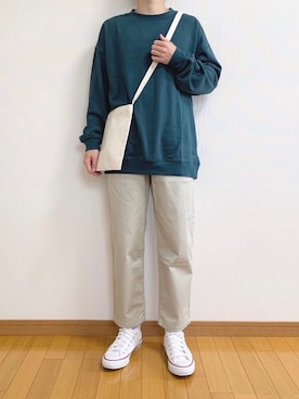 「UNIQLO（ユニクロ）の50色ソックス（消臭機能付き）（ソックス/靴下）」を使った、かぺじゅんさん（メンズ・165cm）の秋コーディネート