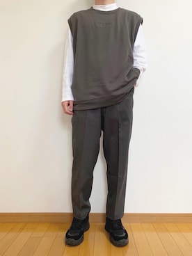 かぺじゅんさん（メンズ・165cm）の春コーディネート