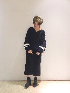 くりためいさん（レディース・160cm）の冬コーディネート