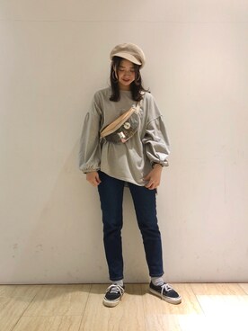 「SHIPS（シップス）のアイテム（ボディバッグ/ウエストポーチ）」を使った、くりためいさん（レディース・160cm）の春コーディネート