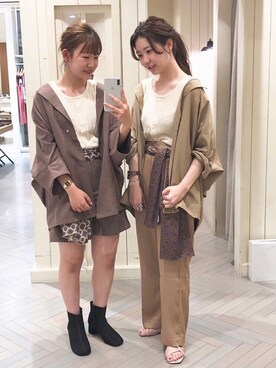 「ドルマン」｜「アイテム（その他アウター）」を使った、くりためいさん（レディース・160cm）の秋コーディネート
