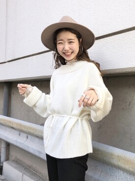 くりためいさん（レディース・160cm）の冬コーディネート