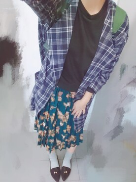 ふたば🌱さん（レディース・158cm）の秋コーディネート