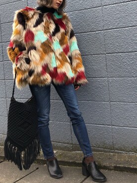 CHIHIROさん（レディース・150cm）の冬コーディネート