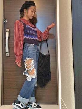 CHIHIROさん（レディース・150cm）の冬コーディネート