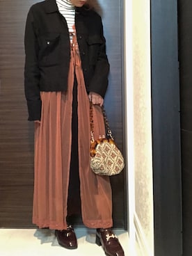「w closet」｜「アイテム（その他アウター）」を使った、CHIHIROさん（レディース・150cm）の冬コーディネート