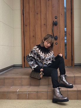 「Another Edition」｜「アイテム（ブーツ）」を使った、CHIHIROさん（レディース・150cm）の冬コーディネート