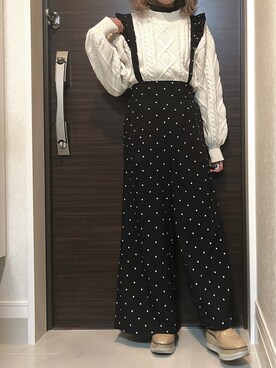 「Another Edition」｜「アイテム（その他シューズ）」を使った、CHIHIROさん（レディース・150cm）の冬コーディネート