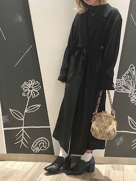 「Another Edition」｜「アイテム（トレンチコート）」を使った、CHIHIROさん（レディース・150cm）の春コーディネート